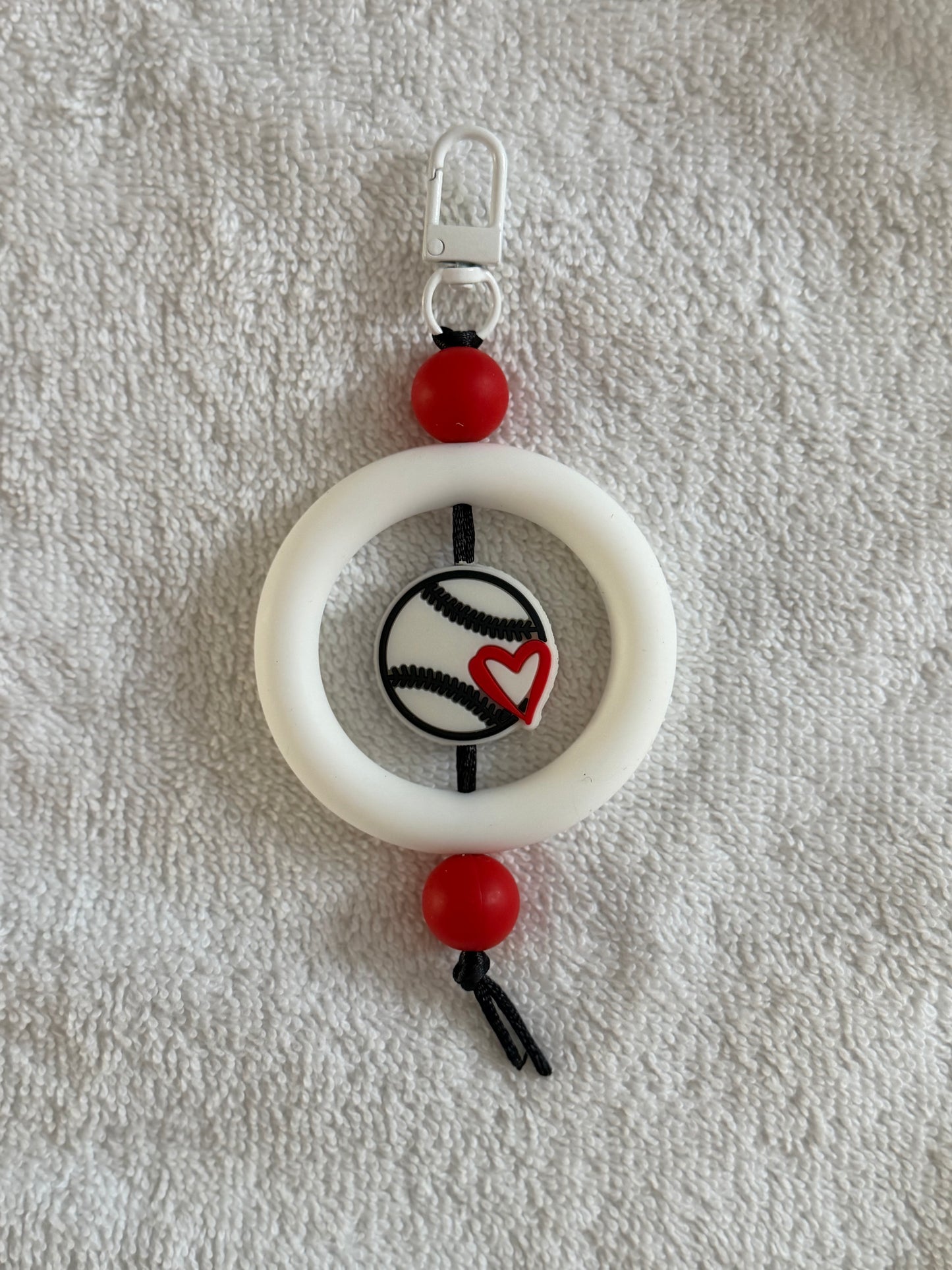 Baseball keychain