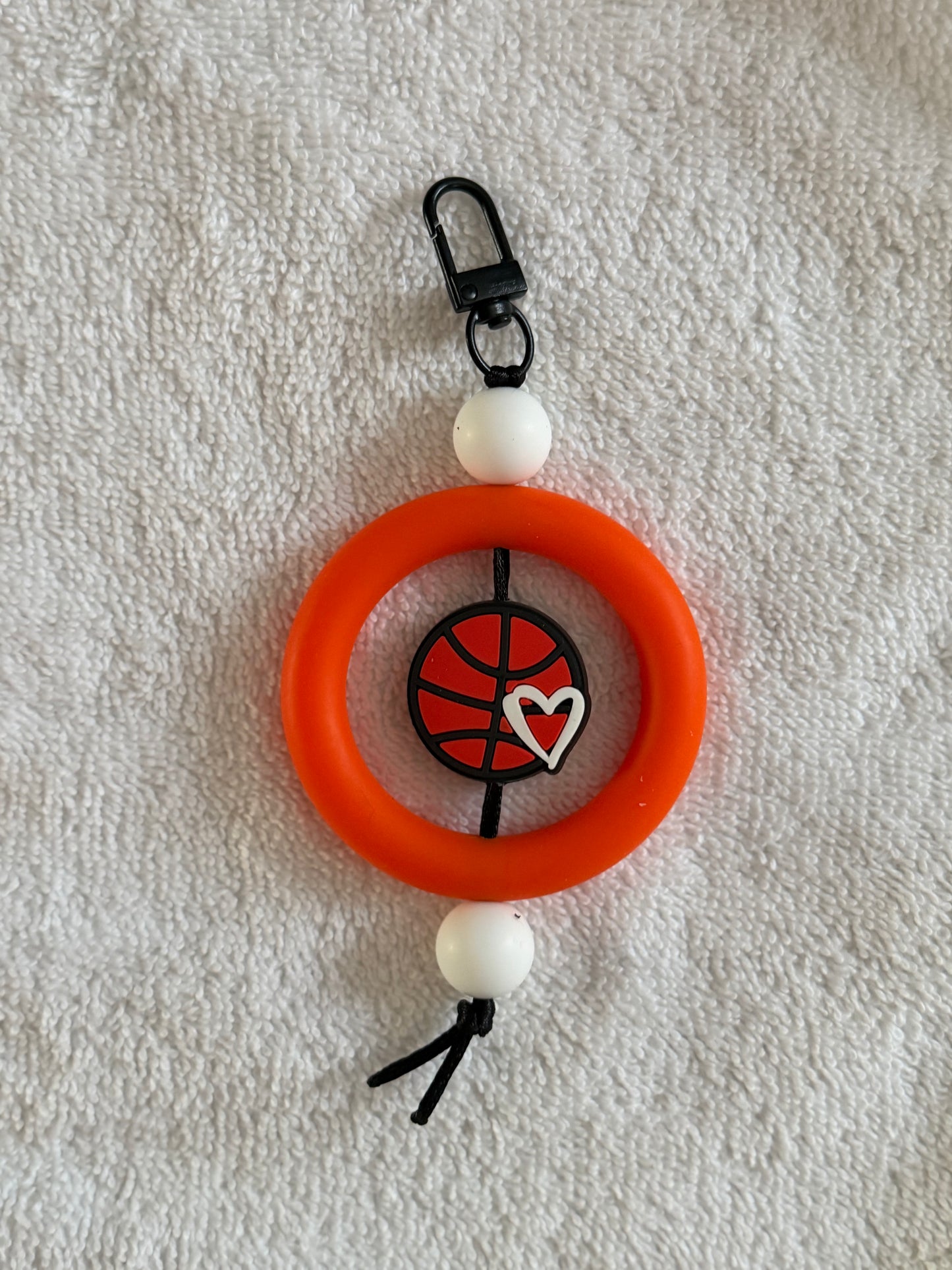 Basketball keychain