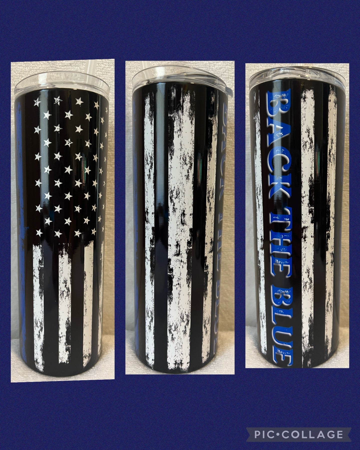 Back the Blue Tumbler
