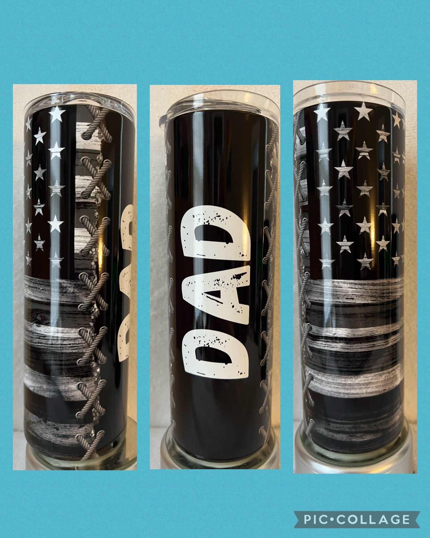 Dad with American flag
