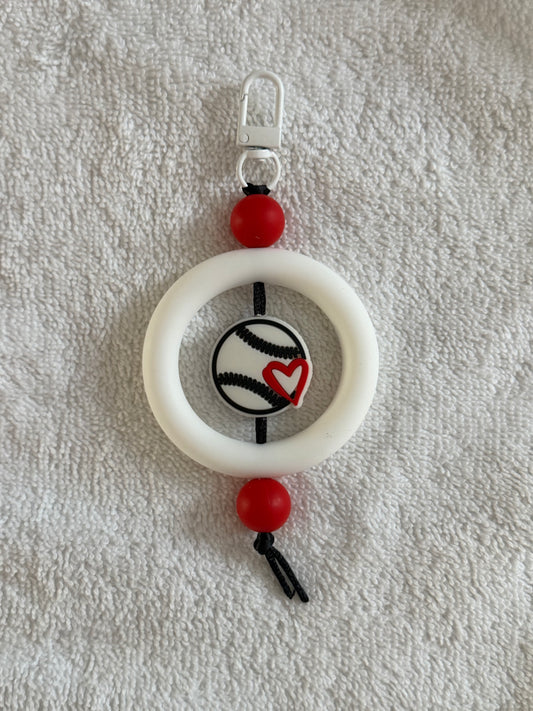 Baseball keychain