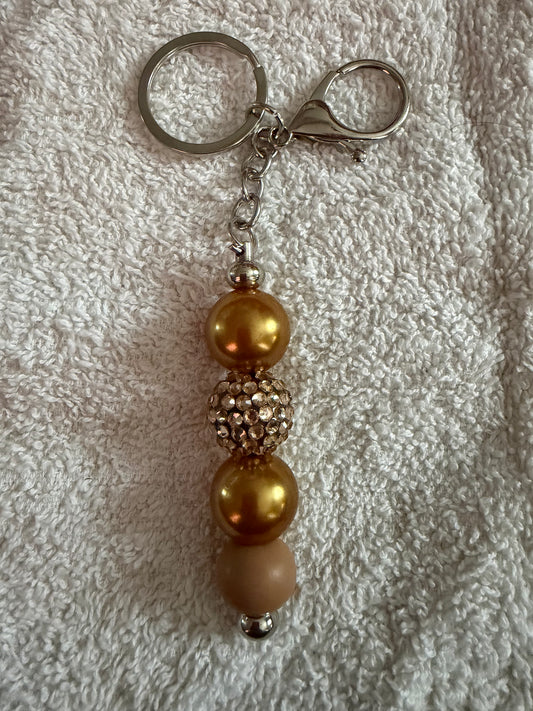 Gold keychain