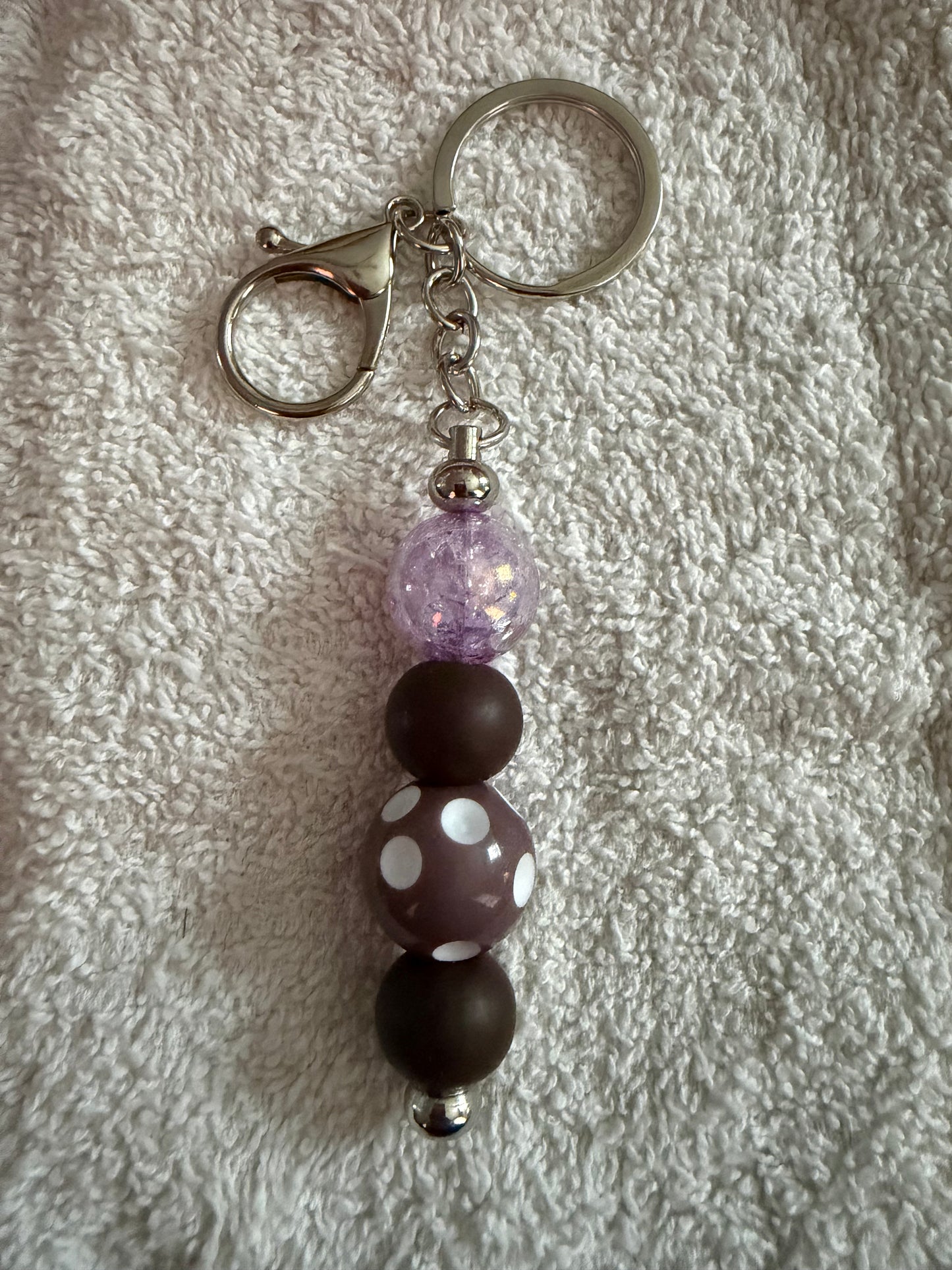 Purple keychain