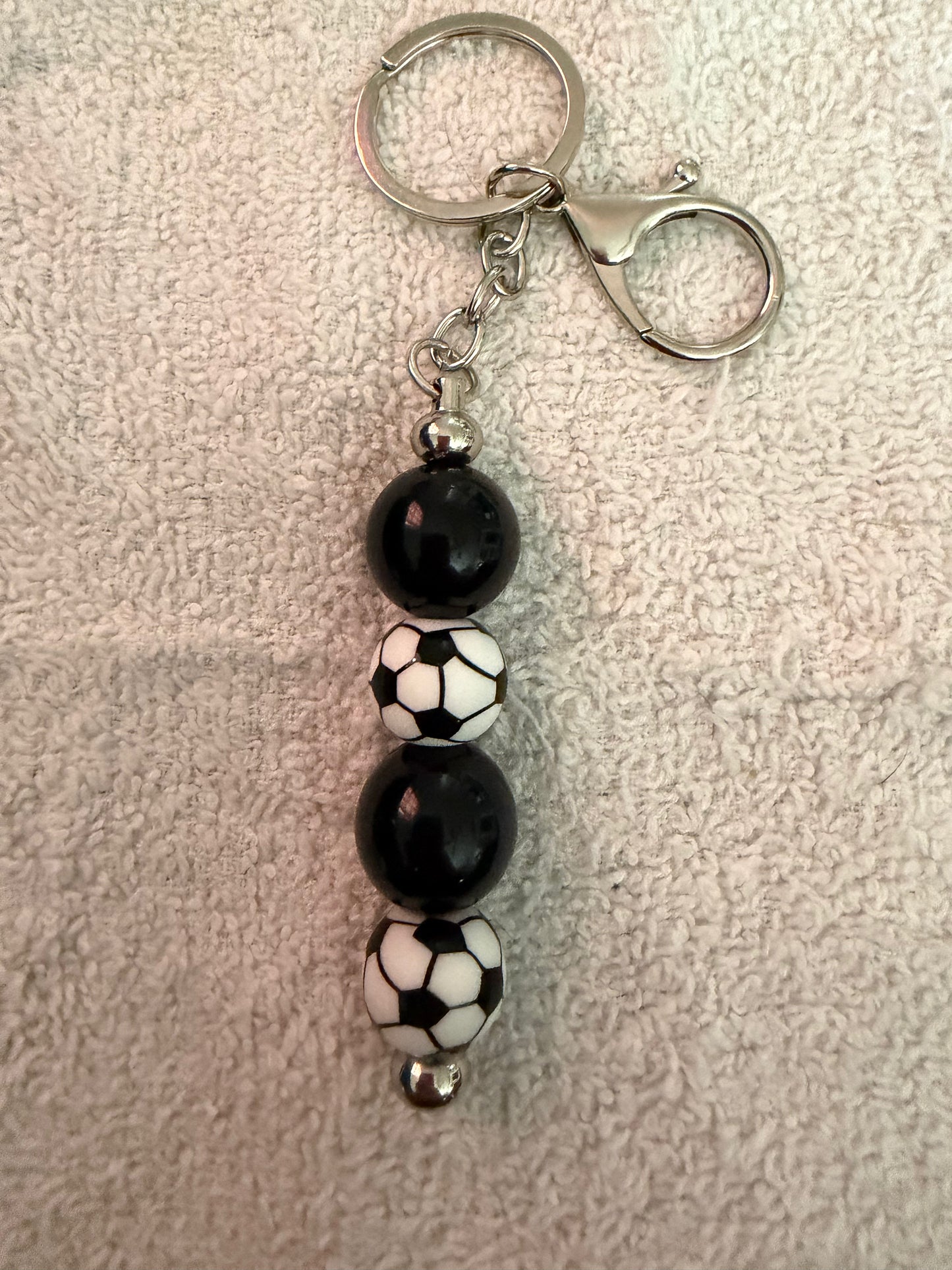 beaded keychain