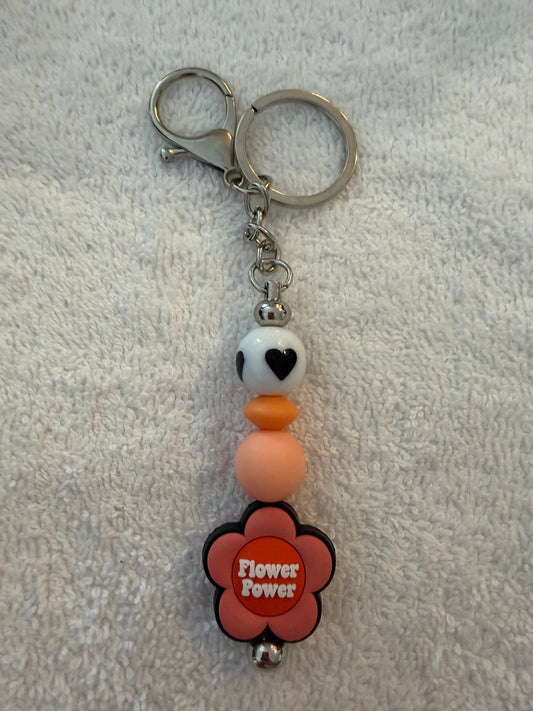 Flower Power keychain