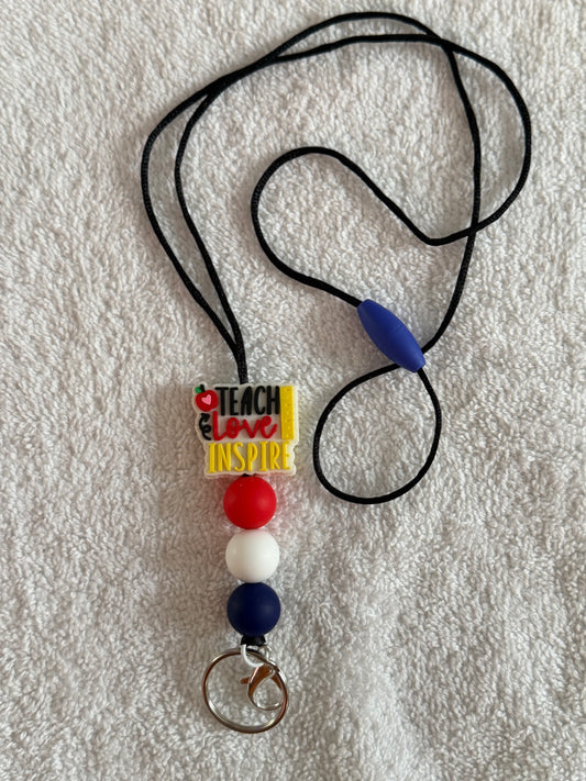 Beaded lanyard