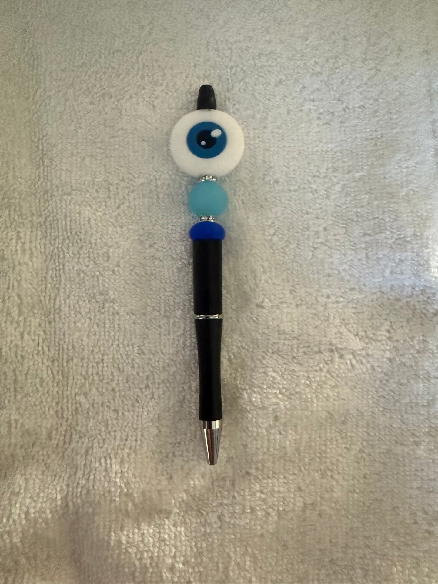 Blue eyeball pen