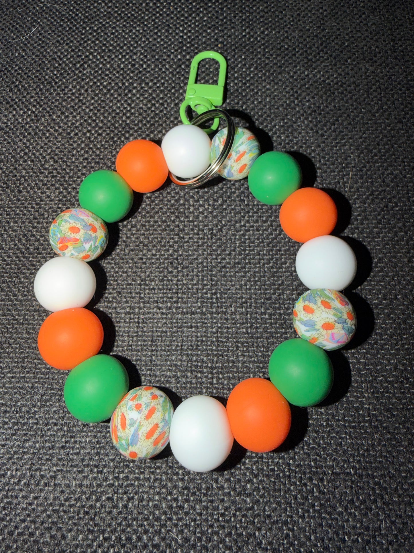 Green, orange n white