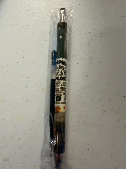 black camping pen