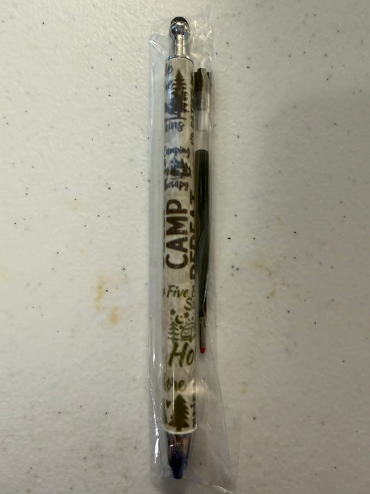 camping pen with stylus