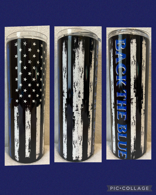 Back the Blue Tumbler