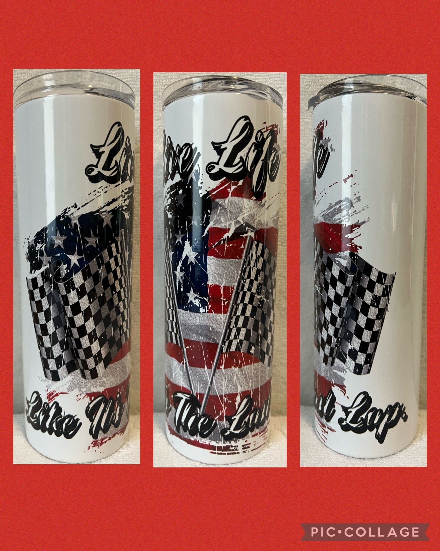 Live Life Racing Tumbler