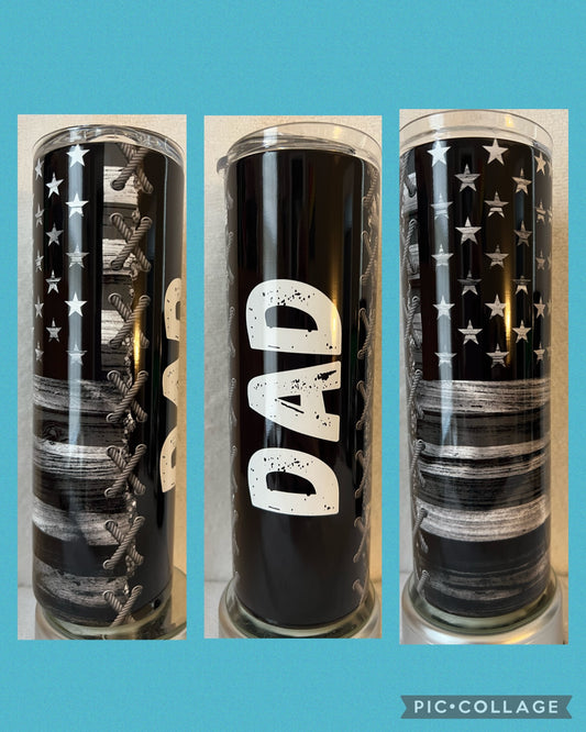 Dad with American flag